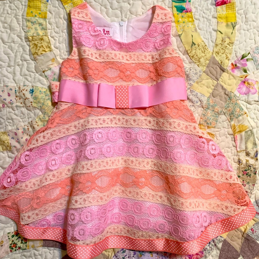 Pink Lace Dress